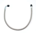 24" Long Fragola -6 An To 90 Braided Stainless Steel Hose Assembly, Black New. Price: $45.06.