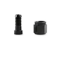Earls Auto-crimp Straight Hose End -6 Black Anodized Aluminum Fitting New. Price: $14.03.