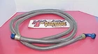 Goodridge 116" Stainless Hose With -12 An Straight & 90 Crimp Fittings W31 Used. Price: $80.00.