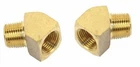 Empi 9237 Brass Fittings 45 Degree, Female 3/8" X Npt, Pair New. Price: $9.99.