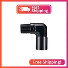 Evil Energy 1/8" Npt Female To Fitting Adapter 90 Degree Elbow Aluminum Bla New. Price: $20.71.