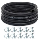 Zonbang 3/8 Fuel Line, Nbr Rubber Id (10FT) + Clamps, Black New. Price: $22.21.