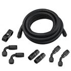8AN Nylon Braided Fuel Hose Line Kit 10FT Black AN8 Cpe Fittings 0.43 New. Price: $64.39.