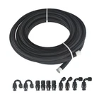 Lablt 6AN Nylon E85 Ptfe Fuel Line 20FT 10 Fittings Hose Kit Black New. Price: $49.14.