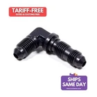 Earls AT983304ERL, One Black Aluminum Adapter Fitting Bulkhead 90 Deg 4AN Perfor New. Price: $42.47.