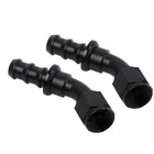Lokocar 8AN 45 Degree Push Lock Hose Fitting Fits 1/2 Inch Id Rubber 2PCS New. Price: $14.99.