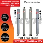 Kyb Oem Front & Rear Shocks For 1962-1974 Plymouth Barracuda, Belvedere, New. Price: $233.00.