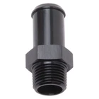 Edelbrock Fitting 8187; Npt To Black 3/8 In. 5/8 Barb, Straight New. Price: $25.25.