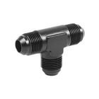 Male Flare Tee Fitting Adapter, Black Anodized Fuel Hose Union 4AN New. Price: $10.12.