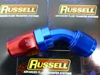 Russell 610100 Full Flow Swivel Hose End Fitting 45 Degree AN8 -8 # Red Blue New. Price: $27.05.