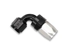 AN10 Full Flow Swivel 90 Degree Hose End Black/silver Russell New. Price: $30.99.
