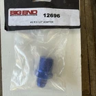 Big End Performance 12696 Straight Adapter Fittings 1/2" Npt To -6 Blue New. Price: $9.99.