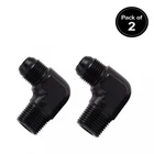 Lokocar 8AN To 1/2 Npt Pipe Male 90 Degree Fitting Adapter Aluminum 2PCS New. Price: $15.99.