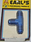 Earls 982410 Blue Anodized Aluminum Tee Fitting -10 New. Price: $24.95.