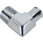Speedway 58666380 Chrome 90 Degree Header Fitting, 5/8" Hose, 1/2" Npt New. Price: $20.99.