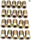 3/8-24 20PC/SET Inline Tube Nuts Finish Inverted Flare Fitting 3/16 Brake New. Price: $21.74.