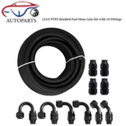 12AN -AN12 20FT Nylon Braided Ptfe Fuel Line Kit +10 Pcs Fittings Hose For E85 New. Price: $104.87.