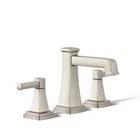 Kohler 27399-4-BN Riff Widespread Bathroom Sink Faucet, Vibrant Brushed Nickel Open. Price: $435.03.