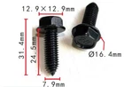 10PCS Hex Washer Head Screw M8X1.25 Fit Gm 11503632 By AUTOBAHN88 New. Price: $10.49.