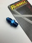 Russell 660420 Blue Anodized Aluminum -4AN Flare, 1/8" Npt Pipe Straight Adapter New. Price: $8.09.