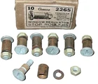 7 Vintage Car Restoration Window Regulator Stop Roller Art Deco Auveco 2265 Usa For. Price: $74.95.