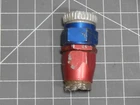 Aeroquip Straight Hose Line Fitting Adapter 516-20D Red Blue Used. Price: $14.99.