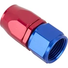 Speedway Full Flow Swivel Hose End Fitting, Straight, Red/blue, -12 An New. Price: $18.99.