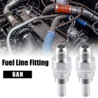 2PCS Car 6AN Male Flare Bulkhead To 5/16" Hose Barb Fuel Tank Fitting Adapters New. Price: $24.22.