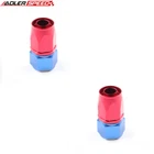 2PCS -16AN AN16 Straight Swivel Fuel Hose End Aluminum Fitting Adapter Red/blue New. Price: $29.62.