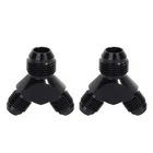 Lokocar 8AN To 6AN Y Block Flare Fitting Adapter Union Splitter Black 2PCS New. Price: $16.99.