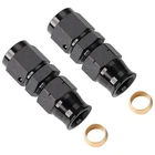 6AN Female Flare To 3/8" Hardline Compression Fitting Adapter Straight Alumin... New. Price: $25.02.