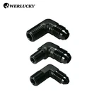 Black 3/6/10 An To 1/8 1/4 3/8 Npt Fitting Male 90 Degree New. Price: $8.99.