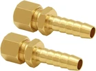 Joywayus 2PCS Brass Fuel Line Adapter 5/16" Compression Tube Od To Hose Ba New. Price: $26.77.