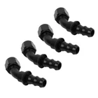 8AN 45 Degree Push Lock Hose Barb Fittings End Fits Rubber Fuel Line Black 4PCS New. Price: $18.99.