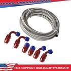Fuel Line 10FT Braided Hose & 8AN 6AN 4AN Swivel End Fitting Kit New. Price: $32.40.