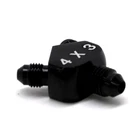 Nytrex Fitting 173513; To Y-block -04AN -03AN/-03AN, Black New. Price: $31.03.