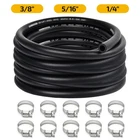 5-25FT Nbr Fuel Hose 5/16 3/8 1/4 Line 10 Steel Clamps For Engine System New. Price: $13.29.