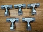(5) Brennan FS6600-06-06-06 Orfs Swivel Branch Tee 3/8" Hydraulic Fittings New. Price: $19.99.