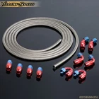 For 5 Meter AN4 Stainless Steel Braided Oil Fuel Line+fittings Hose End New. Price: $71.74.