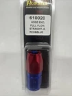 Russell 610020 Hose End Fitting Straight Full Flow AN6 -6 Red Blue Aluminum New. Price: $12.99.