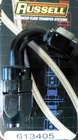 Russell 613405 Full Flow Swivel Hose End Fitting Tight 120 Deg AN6 # 6AN Black New. Price: $27.00.