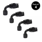Lokocar 4AN 90 Degree Ptfe Hose End Fittings Adapter Fits Only 4PCS New. Price: $18.99.