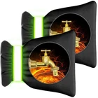 Delux Outdoor Faucet Covers For Winter 9.05" H 6.89" 2 Pack, Black New. Price: $14.99.