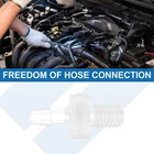 Hose Barb Fittings 3/32" M5 External Thread Adapter Connector Clear 10 Pcs New. Price: $12.68.