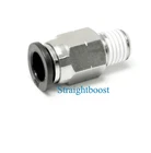 Push To Connect Straight Fitting 1/4" Od X 1/16"NPT Male Boost Vacuum Aeromotive New. Price: $19.78.