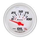 Equus 8264 Gauge Oil Pressure 0-100 Psi. 2"DIAMETER White Face Analog Electrical New. Price: $93.11.