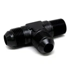 Nytrex Fitting 173245; To Npt Tee Aluminum Black -08AN 3/8 In. New. Price: $21.42.