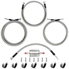 Muhize 819-840 Fuel Lines Kit Stainless Steel Braided Quick Repair For Chev... New. Price: $125.89.