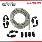 8AN 20FT Nylon Braided E85 Ptfe Fuel Line Kit W/ 10 Fittings Hose And Adaptor New. Price: $50.99.