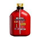 No-spill NSP-1460, 5 Gallon Gas Can For Fuel With View Stripe,red New. Price: $52.74.
